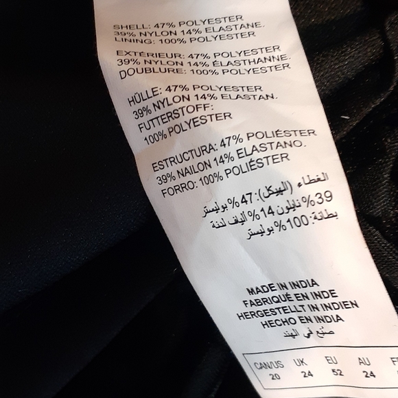 Sz 20 Embossed Velveteen Evening Dress - Picture 4 of 6